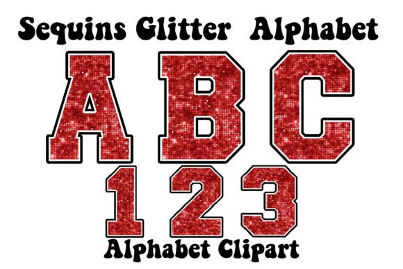 Dazzling Designs: Unleashing Sequins Glitter Red White and Black PNG