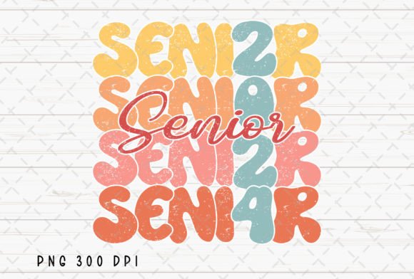 Retro Senior 2024 Back to School PNG: Nostalgia Meets Modern Design