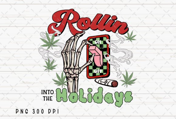 Rollin into the Holidays Skeleton Hand: A Sublimation Design Asset for Seasonal Creators