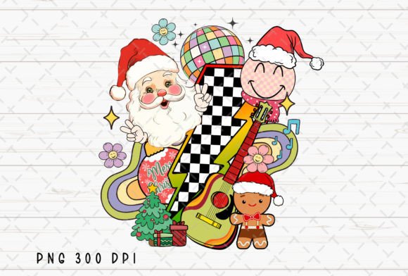Santa Claus Merry Christmas Ornament PNG for Festive Design