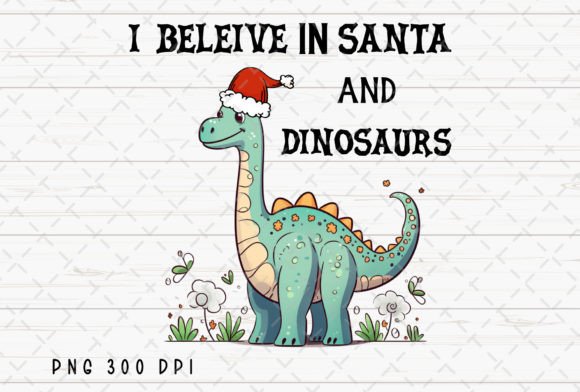 Santa Dinosaurs Boy Christmas Dino PNG: A Playful Design Asset
