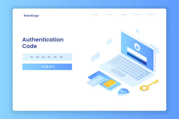 Visualizing Trust: The 2-Step Authentication Illustration