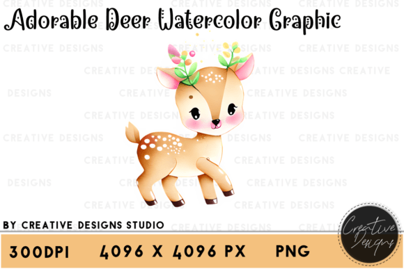 Watercolor Adorable Deer Graphic Set: A Designer's Guide